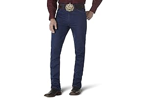 Wrangler Mens Cowboy Cut Stretch Slim Fit Jeans