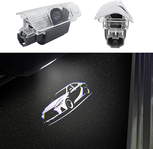 akarin Luces LED con logotipo para puerta de automóvil, 2 unidades, compatibles con proyector de cortesía 500 y 350 f, luz de bienvenida láser,