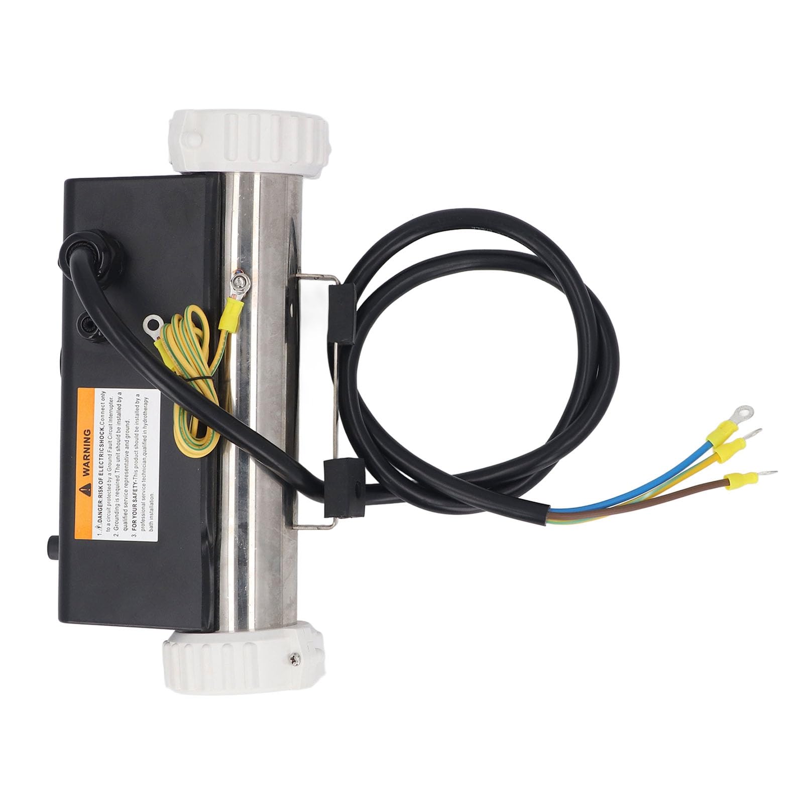 Dpofirs Calentador Eléctrico para Piscina de SPA, Termostato de Calentador de Agua con Control Preciso de Temperatura y Protector de Alta Temperatura, para Bañera de Hidromasaje, Piscina, Cableado,