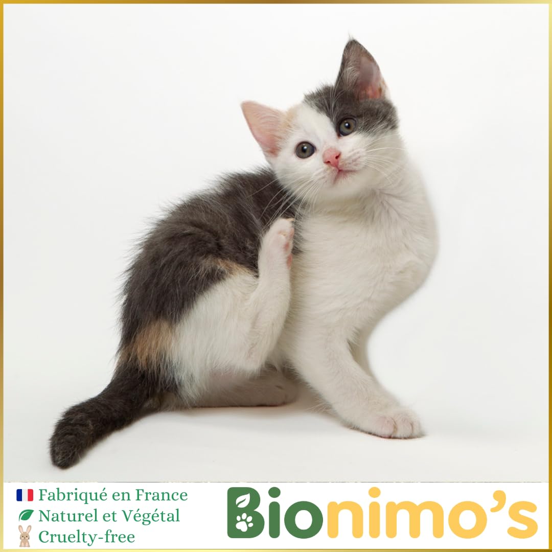 Spray Répulsif anti-Puces & Tiques Chiens & Chats. Naturel et Végétal. Complexe d’Huiles Essentielles Bio et Eau de Lavande Bio. 100% Français. Protège des parasites