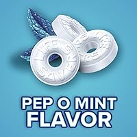 Vista 5 de Life Savers Pep-O-Mint caramelos duros de menta para el aliento, tamaño para compartir, bolsa de 13 onzas
