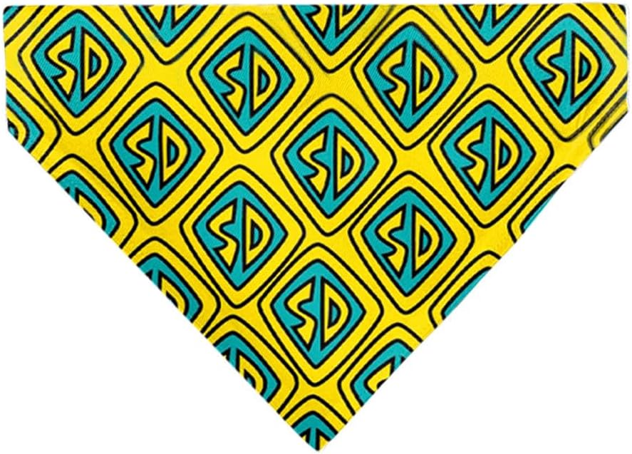 Buckle-Down Pet Bandana, Scooby Doo, Blue/Yellow, One Size, Polyester image 2