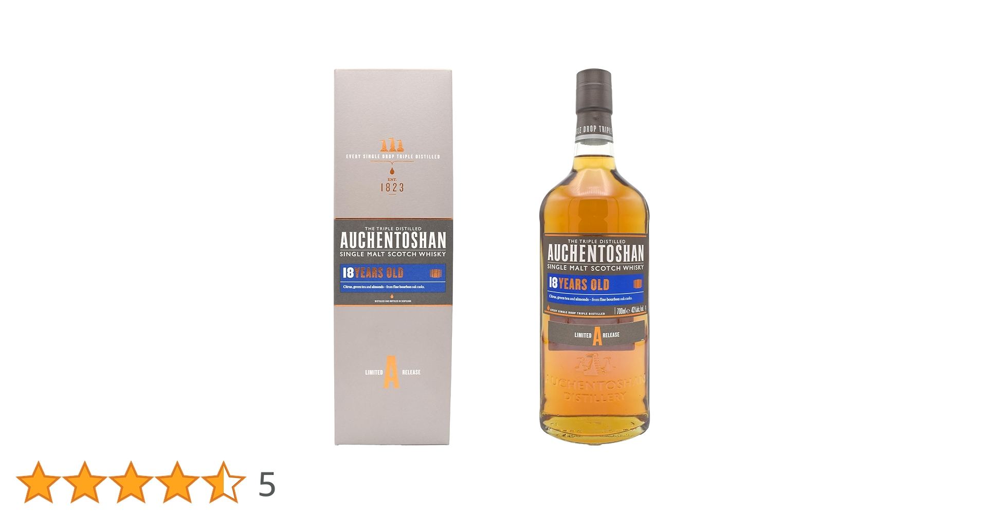 AUCHENTOSHAN 18 YEARS OLD 700ml 限定版 4本 AUCHENTOSHAN 18 YEARS OLD 700ml 限定版 4本 飲料・酒