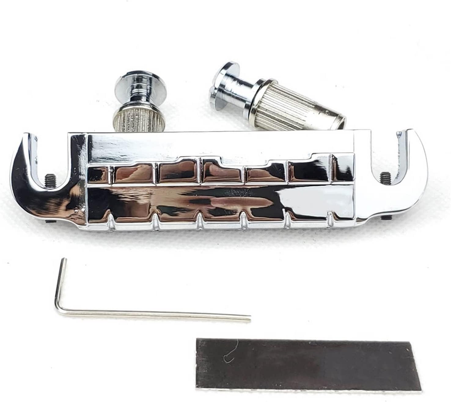 Electric Guitar Bridge Replacement Chrome Silver