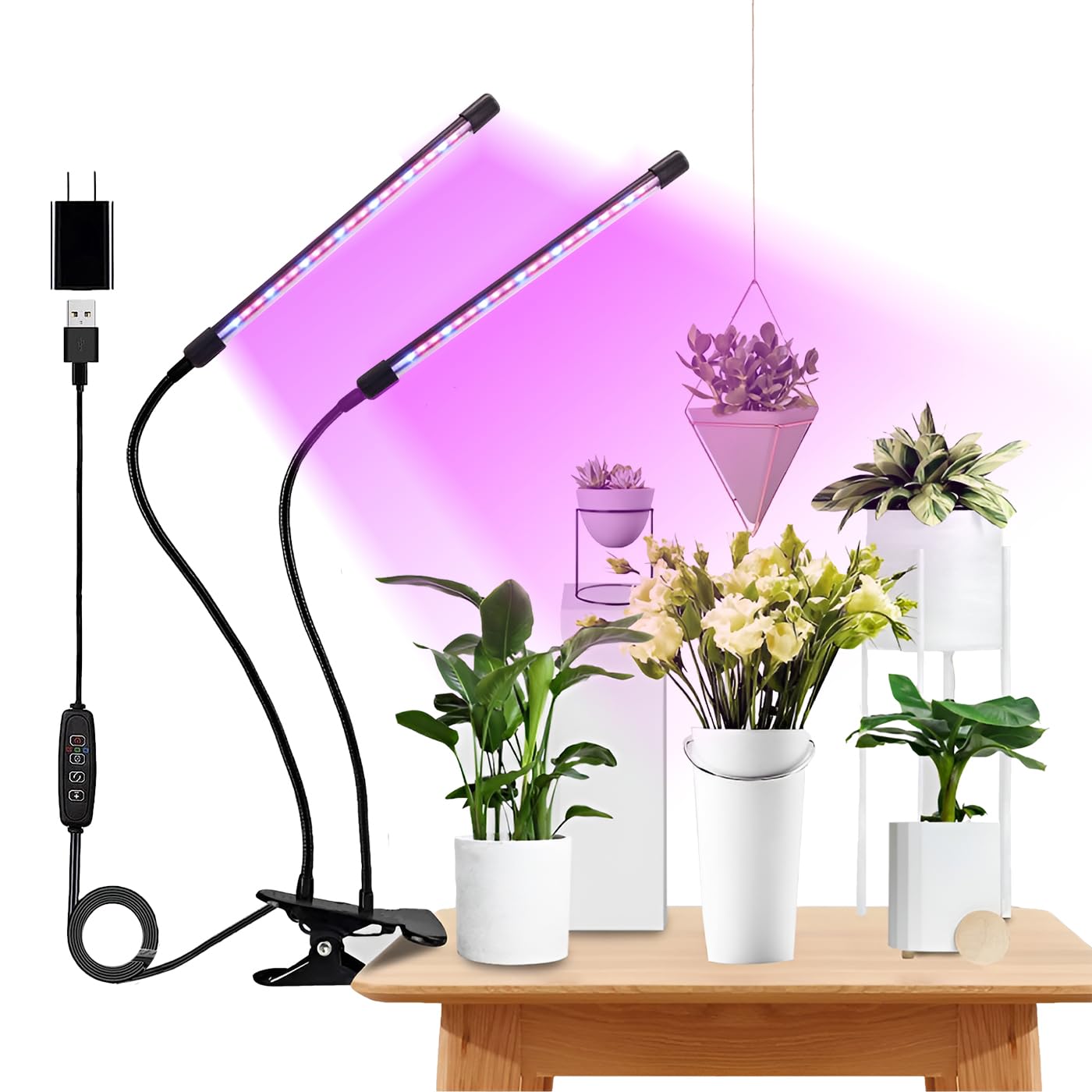 Amazon.com : HANZOTO Grow Light Plant Lights for Indoor Plants,2