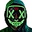 Poptrend Halloween Mask LED Light up Masks for Festival Cosplay Halloween Costume Masquerade Parties,Carnival,Gifts