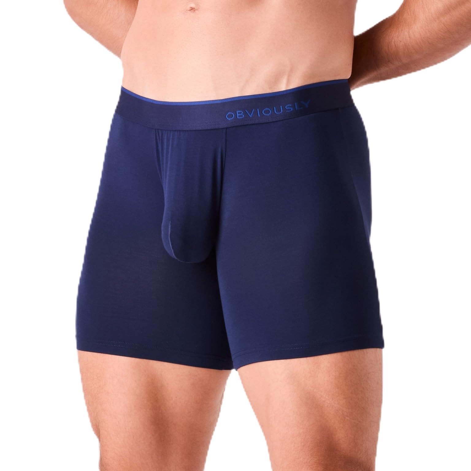 Obviously PrimeMan - Boxer Brief 6 inch Leg, Abyss, L