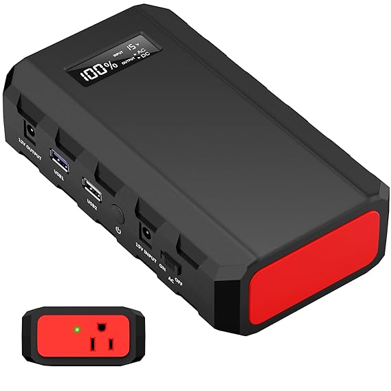 powkey 88Wh Portable Power Station 24000mAh Camping Solar Generator