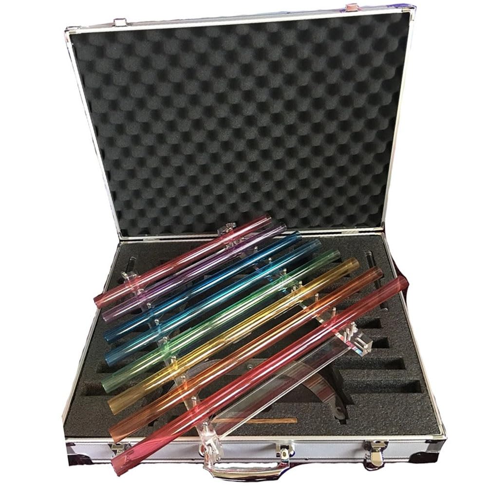 ★ クリスタルハープ 432Hz 未使用品　ヒーリング楽器　クリスタルライヤー 432hzのクリスタルハープが完成。440hzと叩き比べ。crystalharp