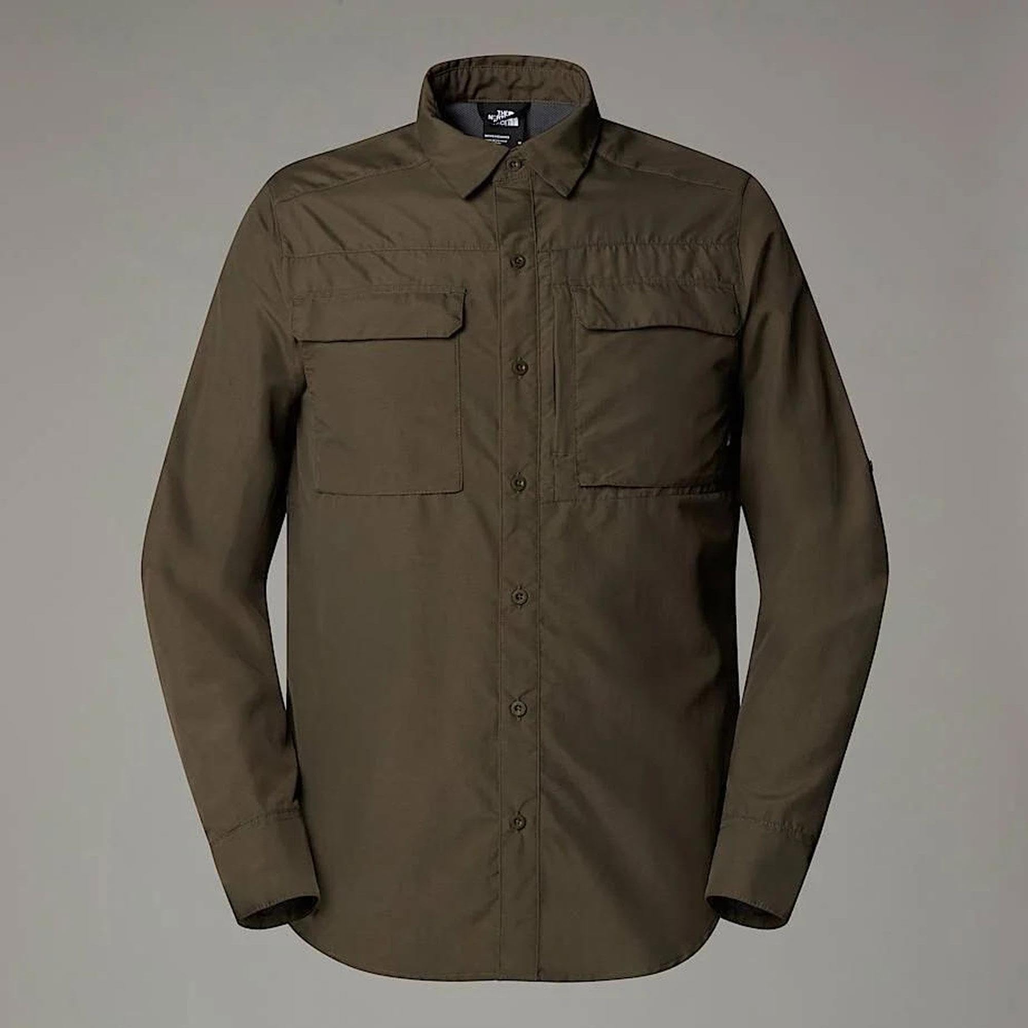 The North Face Men's L/S Sequoia Shirt New Taupe Green/Npf XXL