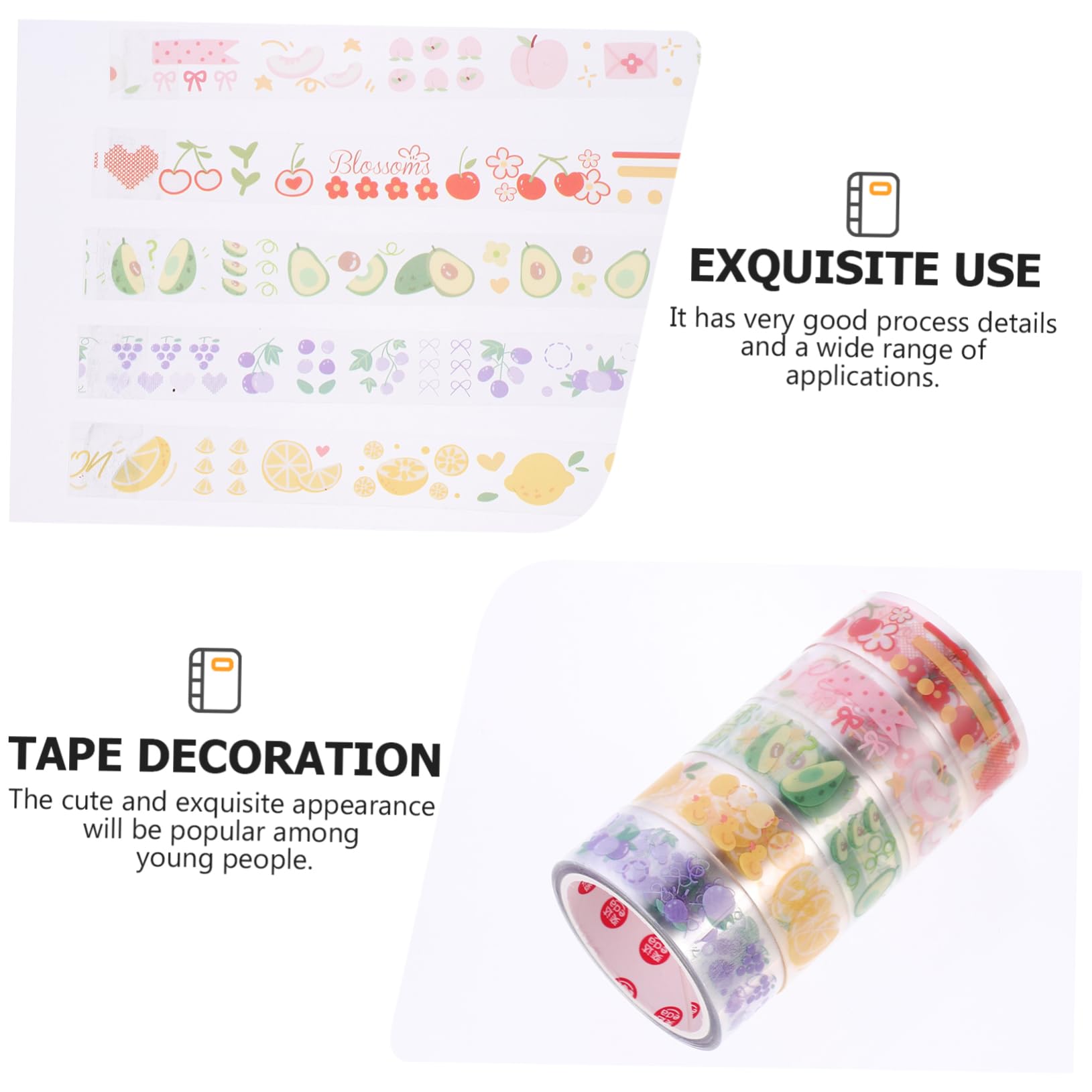 TEHAUX 30rollos Cintas Washi Decorativas De Pet para Manualidades Álbumes y Scrapbooking para y Proyectos De DIY