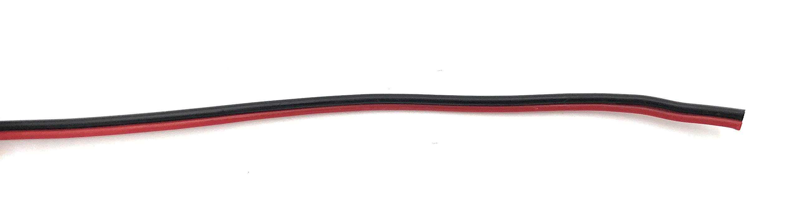 L2218/25 - Cavo in rame 2 x 0,14 mm² (1 x 18 x 0,10 mm) - Cavo doppio - 25 m anello (rosso-nero)