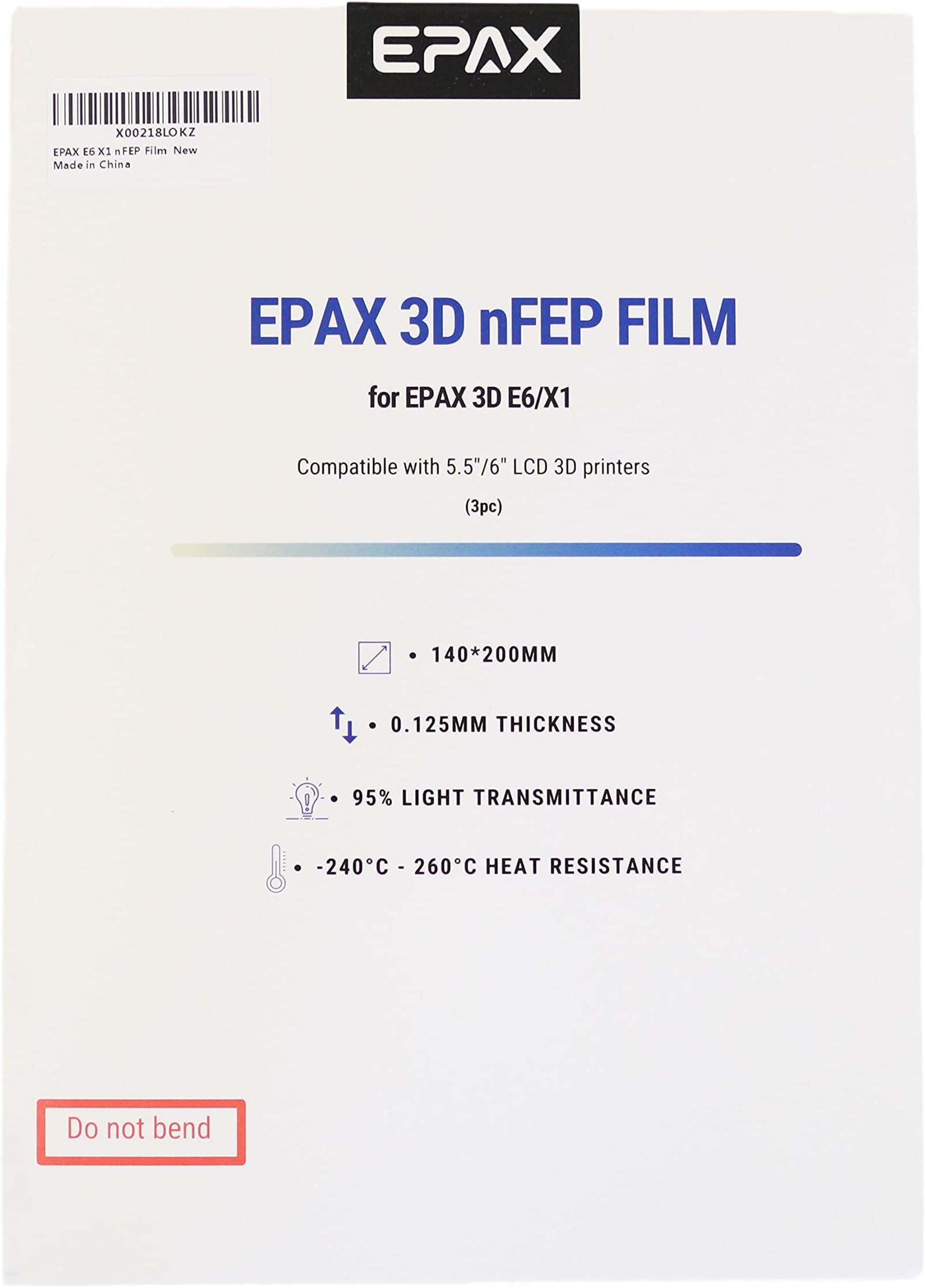 nFEP Film 200x140mm