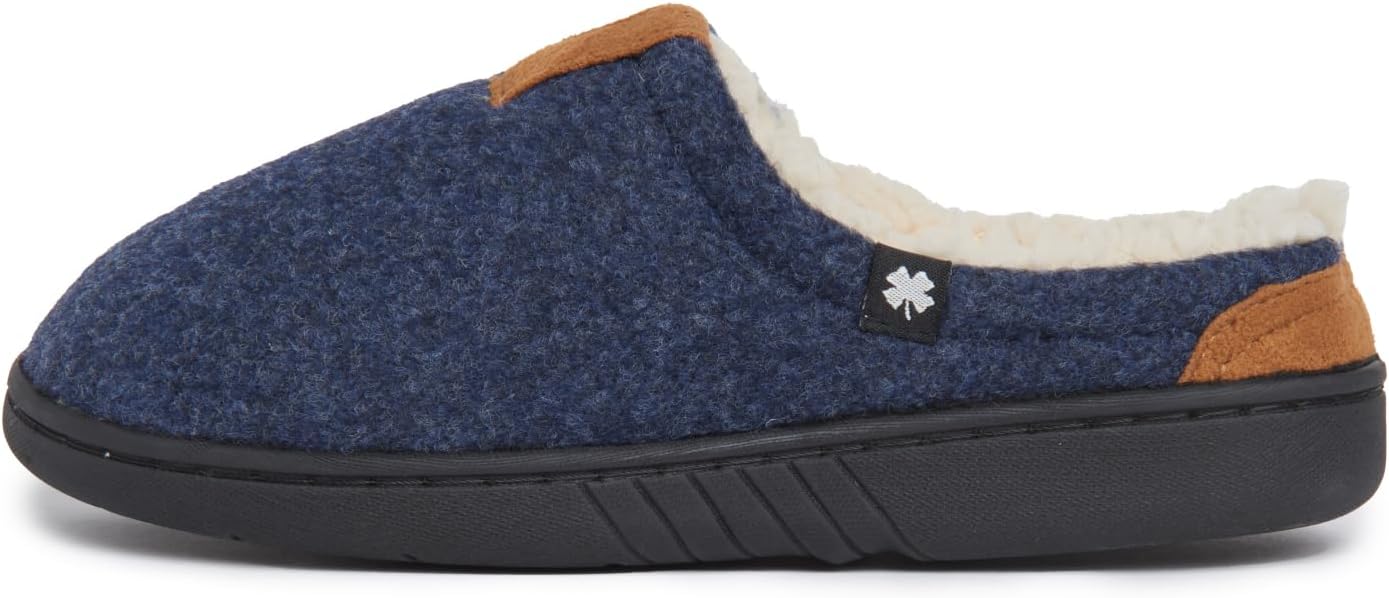 Lucky Brand Boy's Fleece Clog Micro Suede Tab Slippers – Comfortable and Cozy Footwear for Boys - Image 3