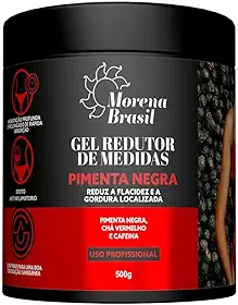 Gel Redutor De Medidas - Pimenta Negra - 500G - 4351, Morena Brasil