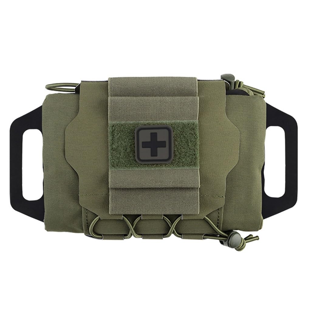 WLXW Tactical First Aid Kit Outdoor Hunting Bag IFAK Kits MOLLE Medical Pouch Rapid Deployment First-aid Survival Kit(RG)