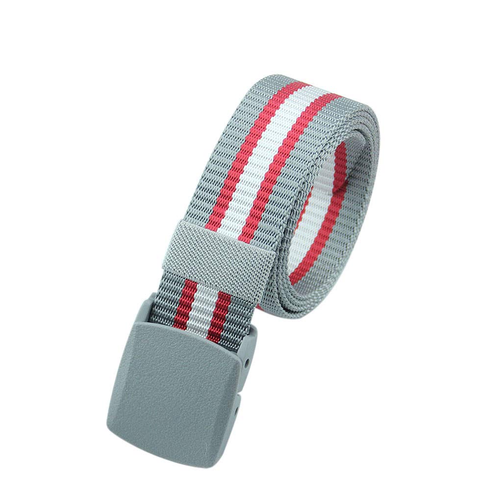 Men's and women's Nylon Webbing Waist Belt Stretch Golf Belt Outdoor Sports Casual Canvas Belt by SFE