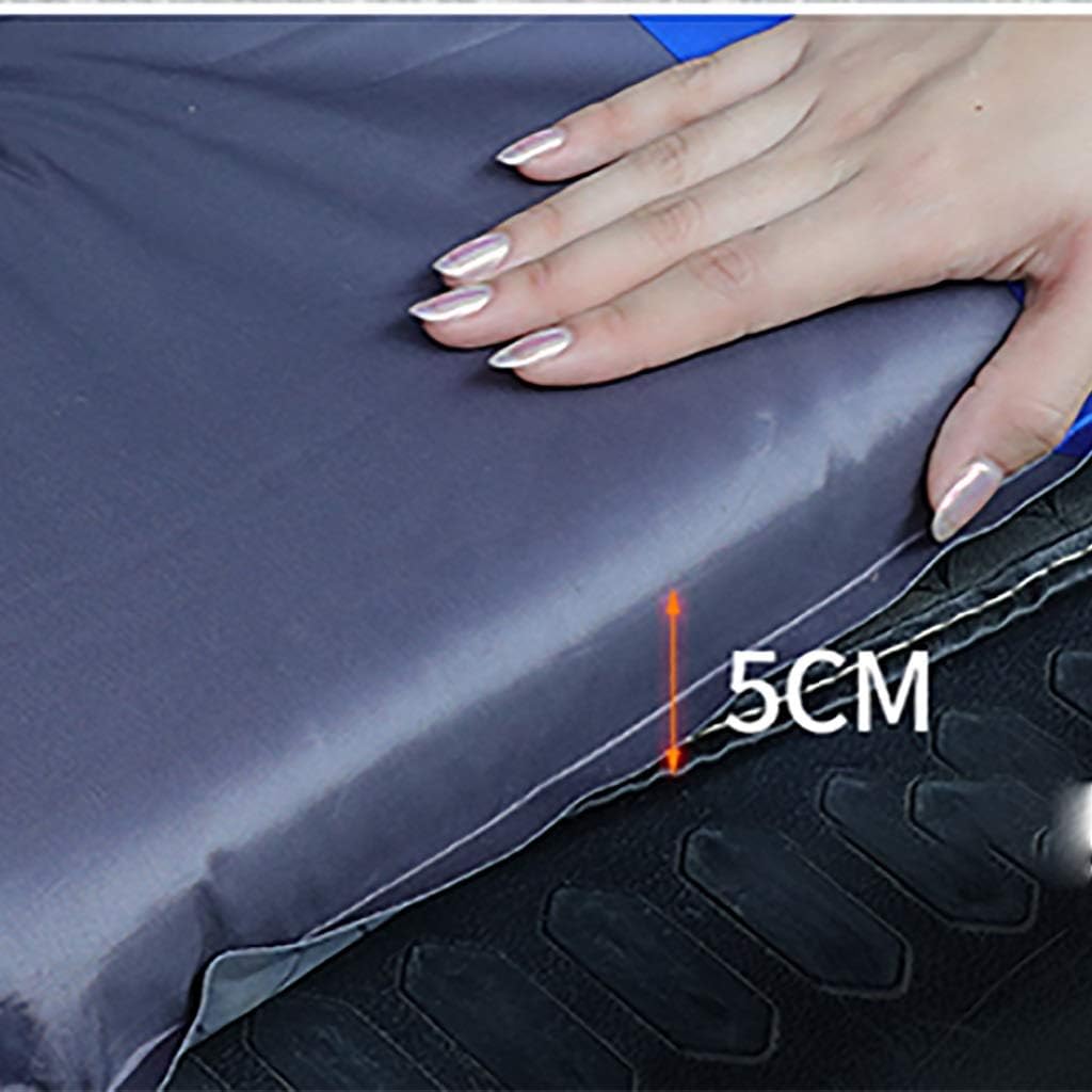 On-Board Automatic Inflatable Mattress SUV Special Car Mid-Bed Trunk Travel Bed Air-Cushion Bed Self-Driving Sleep Cushion (Color: Blue-Gray)