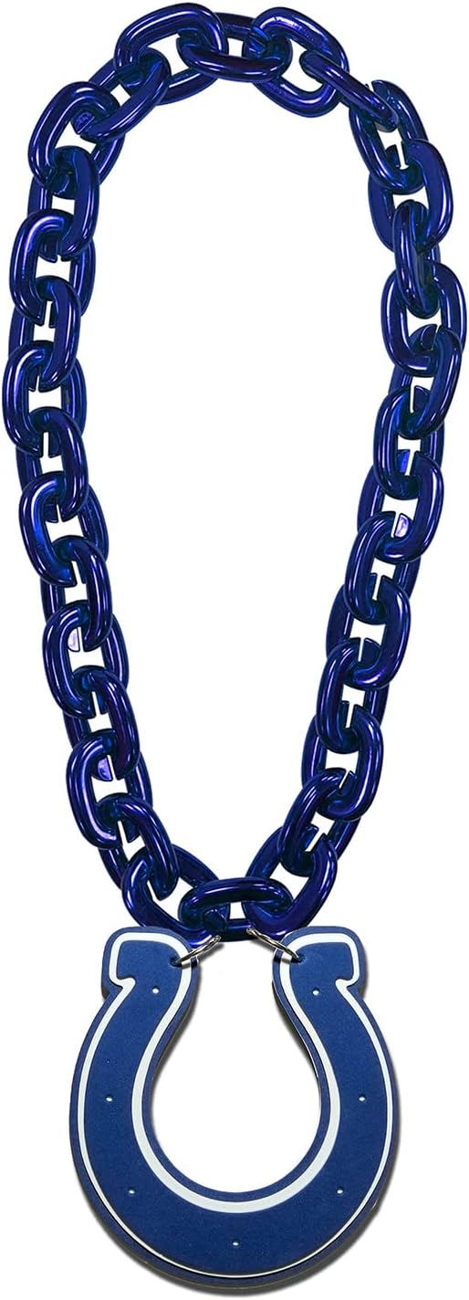 Aminco NFL Indianapolis Colts Team Fan Chain, Royal Blue