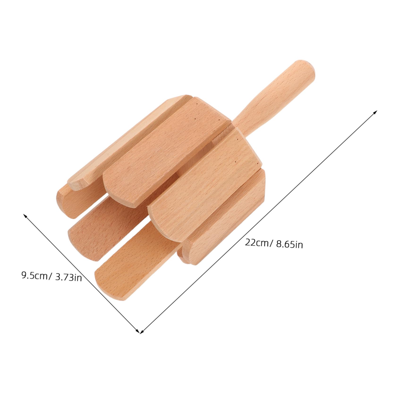 2piezas Musical Orff de Madera Tonos Juguete Rítmico para Bebés Instrumentos de Percusión Educativos para Pequeños Casa o Escuela
