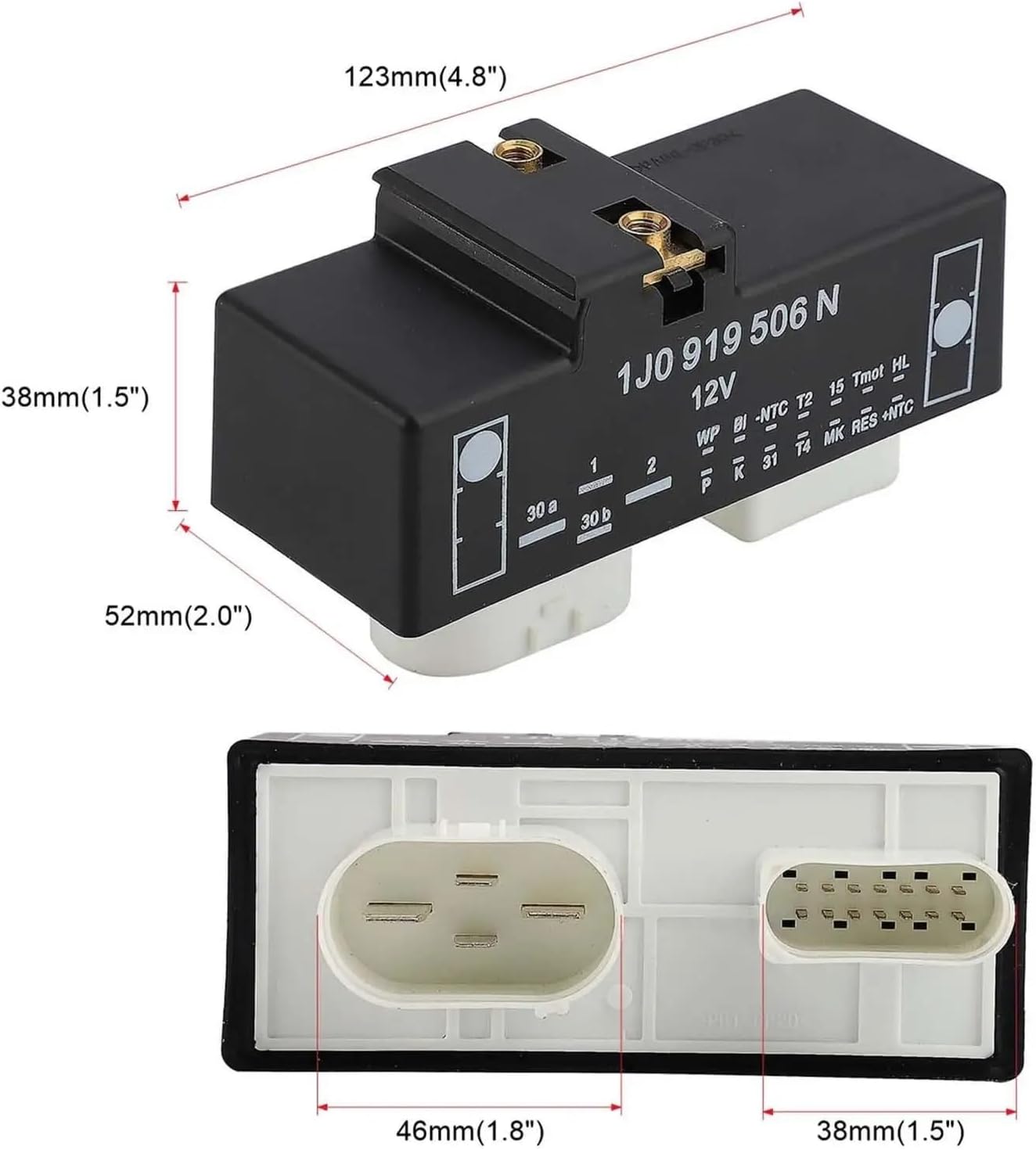 Cooling Fan Control Module 1J0919506N Radiator Fan Relay