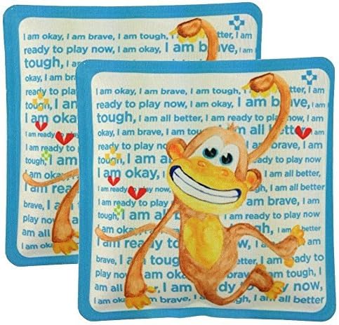 Me4kidz Cool It Buddy Reusable Ice Pack, 2 Pack, Monkey