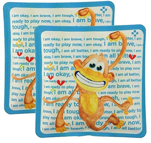 Me4kidz Cool It Buddy Reusable Ice Pack, 2 Pack, Monkey