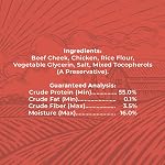 Rewardables Chicken Coated Beef Cheek Rolls for Dogs [9 Inch] — Long Lasting Chew, All Natural, No Artificial Flavors, 1 Large Roll — Aggressive Chewers, Large & Giant Dogs - Image 5