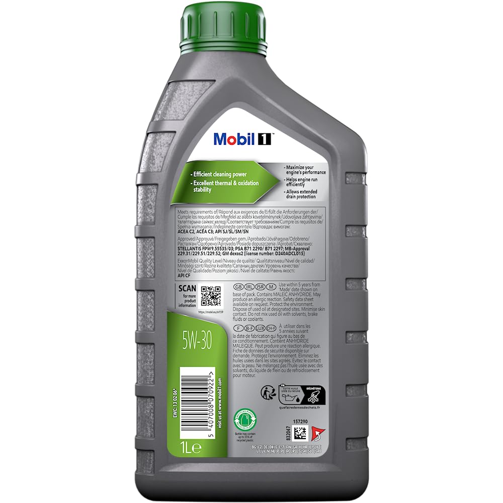 Mobil 1 ESP Formula P 5W-30, 1L – Ansicht 4