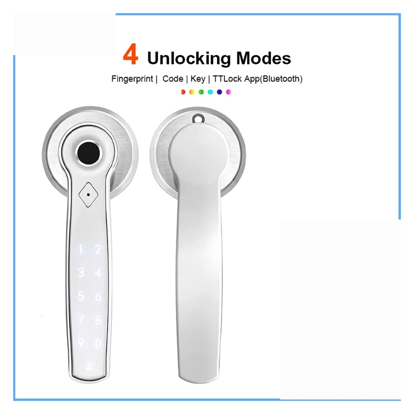 inteligentny Zamek, Smart Bluetooth Lock odcisk palca Tt Zamknij biometrię blokadę drzwi palców do domu/hotelu/biura blokada