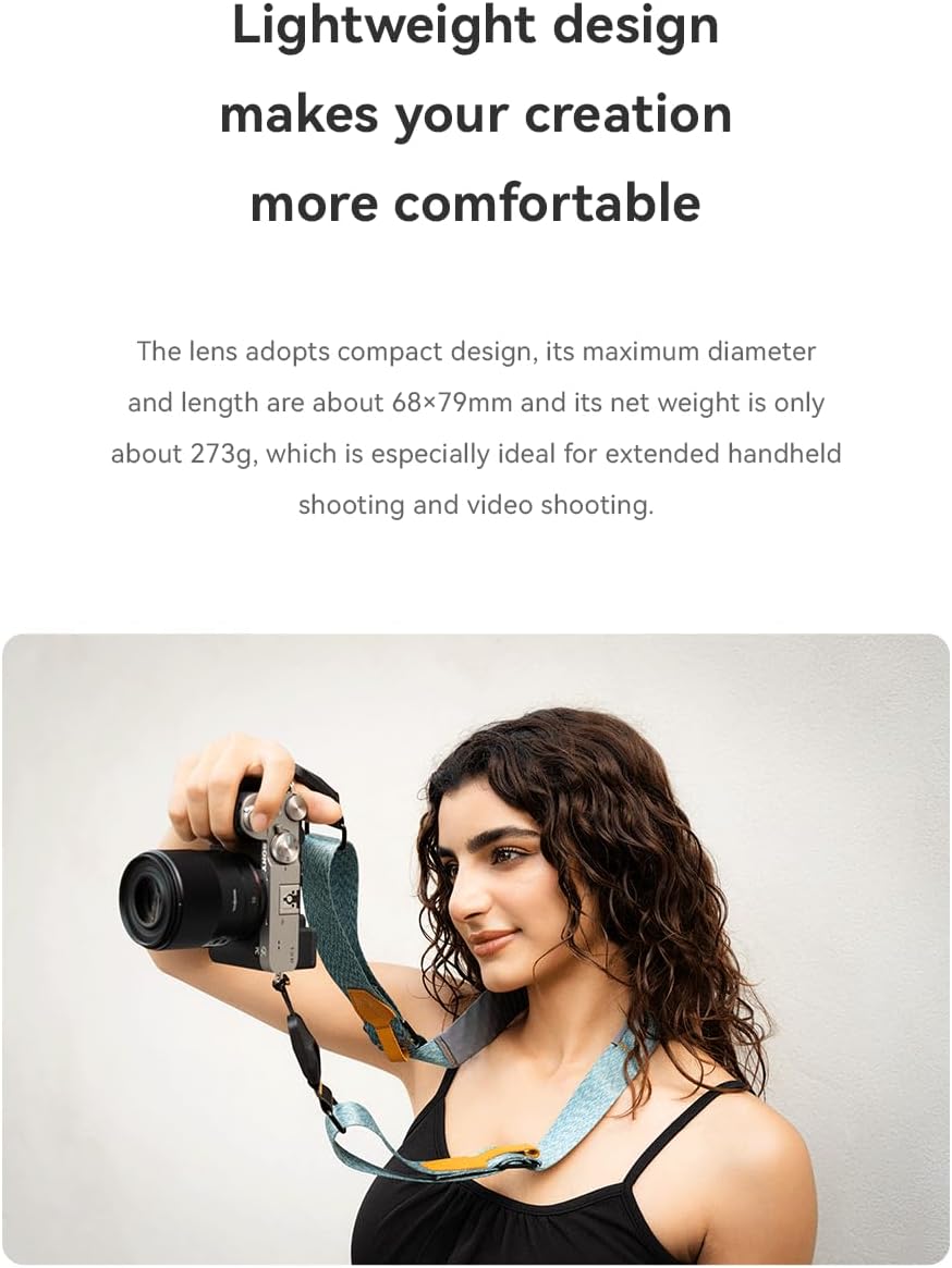YONGNUO 50mm F1.8 Full Frame Lens for Sony E Mount, Auto Focus F1.8S Large Aperture Standard Prime Lens for Sony E-Mount Mirrorless Cameras A7III A7SII A7R A7RIII