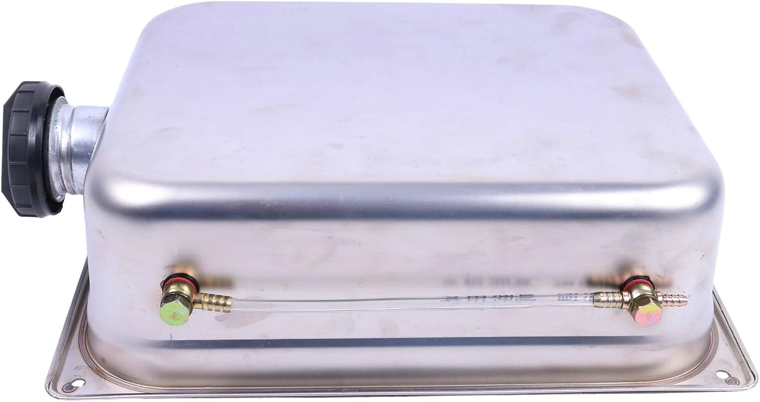 ZTUOAUMA 7L 7-Litre Stainless Steel Capacity Fuel Gasoline Petrol Tank Compatible with Eberspacher Webasto Diesel Parking Heater Gas Engines