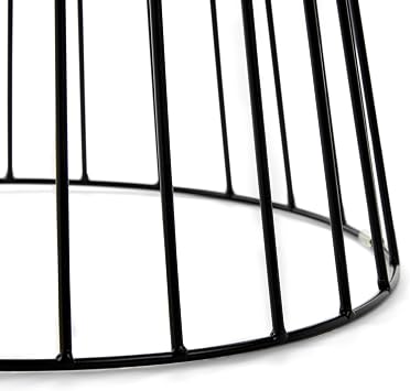 Adore Decor Element Round Side Table, Black