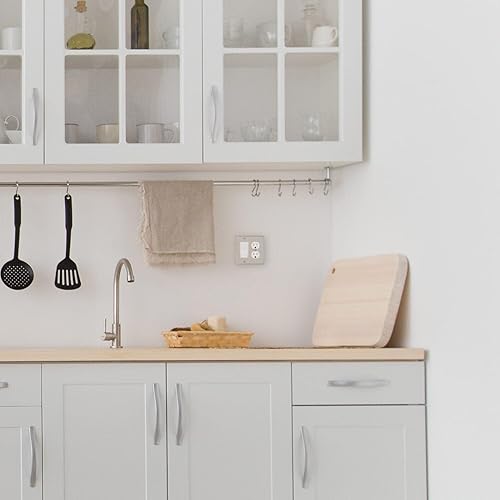 Miniatura 6 de Nostalgic Warehouse 719996 New York - Placa de interruptor con basculante y tomacorriente, níquel satinado