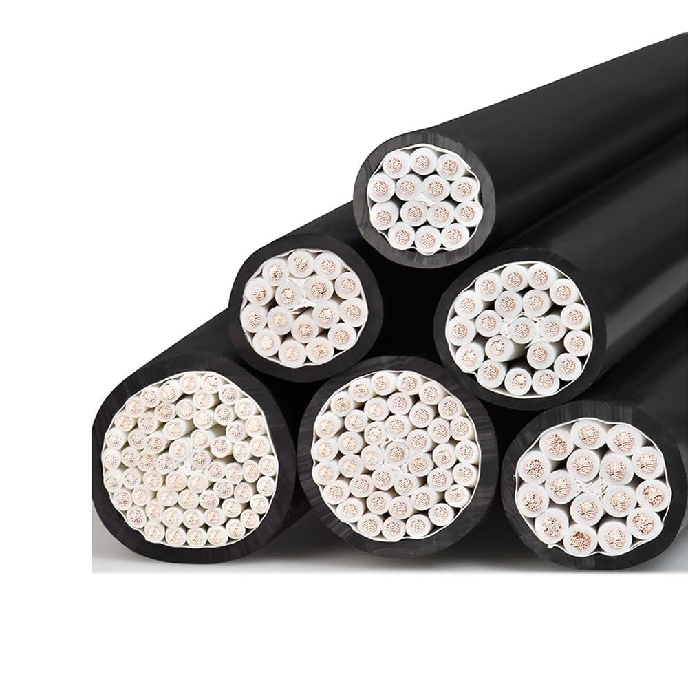 2m Cable Eléctrico, flexible PVC aislamiento Cable 0.5mm² - 2.5mm² seleccionable, RVV Cobre Cable(50-core x 0.75mm²)