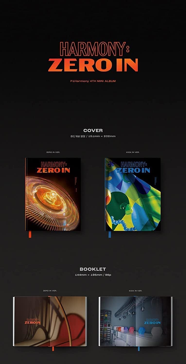 DREAMUS P1Harmony - Harmony: Zero in [Full Set ver.] (4th Mini Album) 2 Albums + Pre Order Limited Benefits + Culturekorean Gift (Decorative Stickers, Photocards)