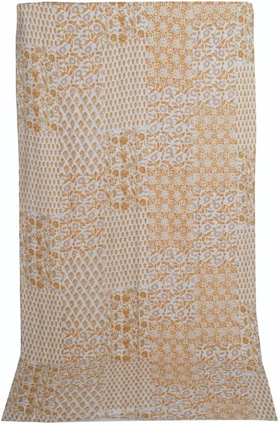Indian Handmade Floral Patchwork Print Kantha Quilt Twin/Queen Size Cotton Blanket Kantha Quilt Bedspread Throw Gudari Home Decor (Queen(90x108), Multi 05)