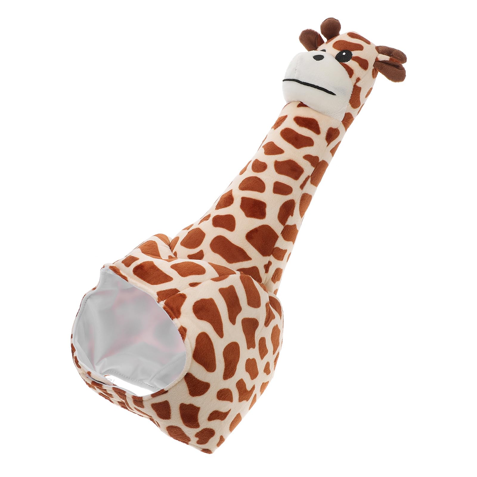 Cappello da Giraffa per Feste di Carnevale e Travestimenti Divertenti Resistente All'usura e Rottura in Peluche Cotone Pp Uomo e Donna