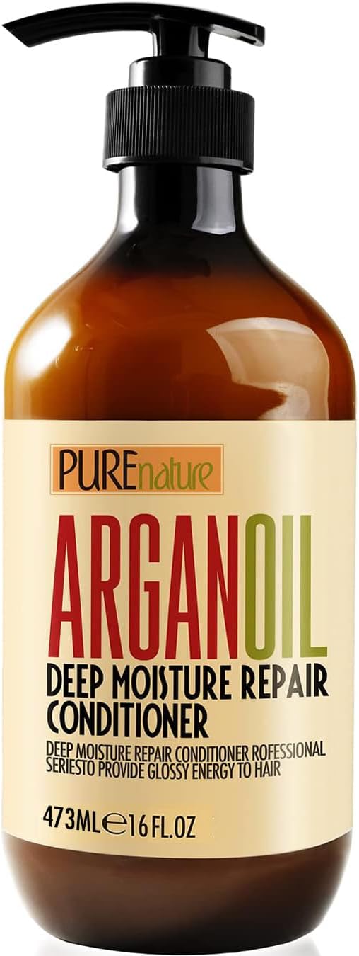 Moroccan Argan Oil Conditioner - Sulfate Free Products for Women and Men - Deep Moisturizing for Dry, Curly, Colored, Damaged Hair - Hydrating Repair, Salon Grade Formula for All Hair Types