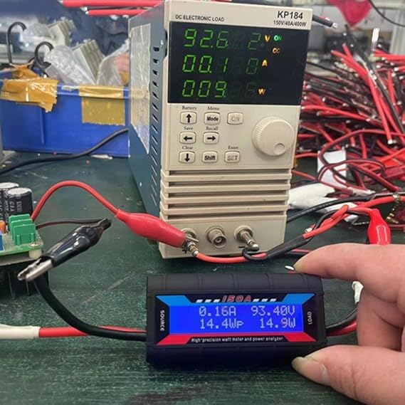 200A Digital Watt Meter Solar Panel Power Analyzer Voltage Current Tester