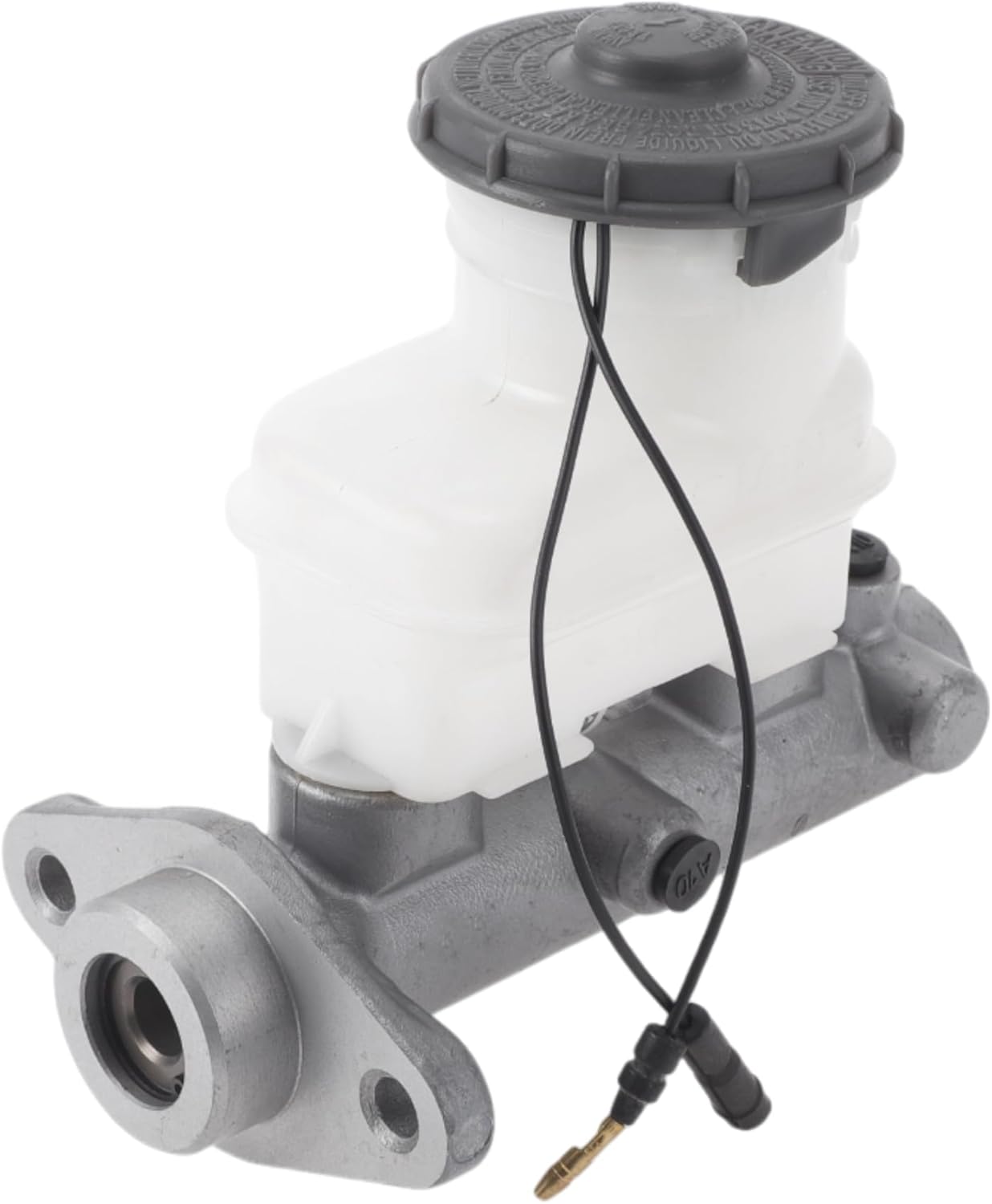 Brake Master Cylinder Reservoir No.46100SO4A01 for Honda Civic 1996-2000 Hydraulic Master Cylinder Silver Tone,White Aluminum Alloy,Plastic 1 Pc