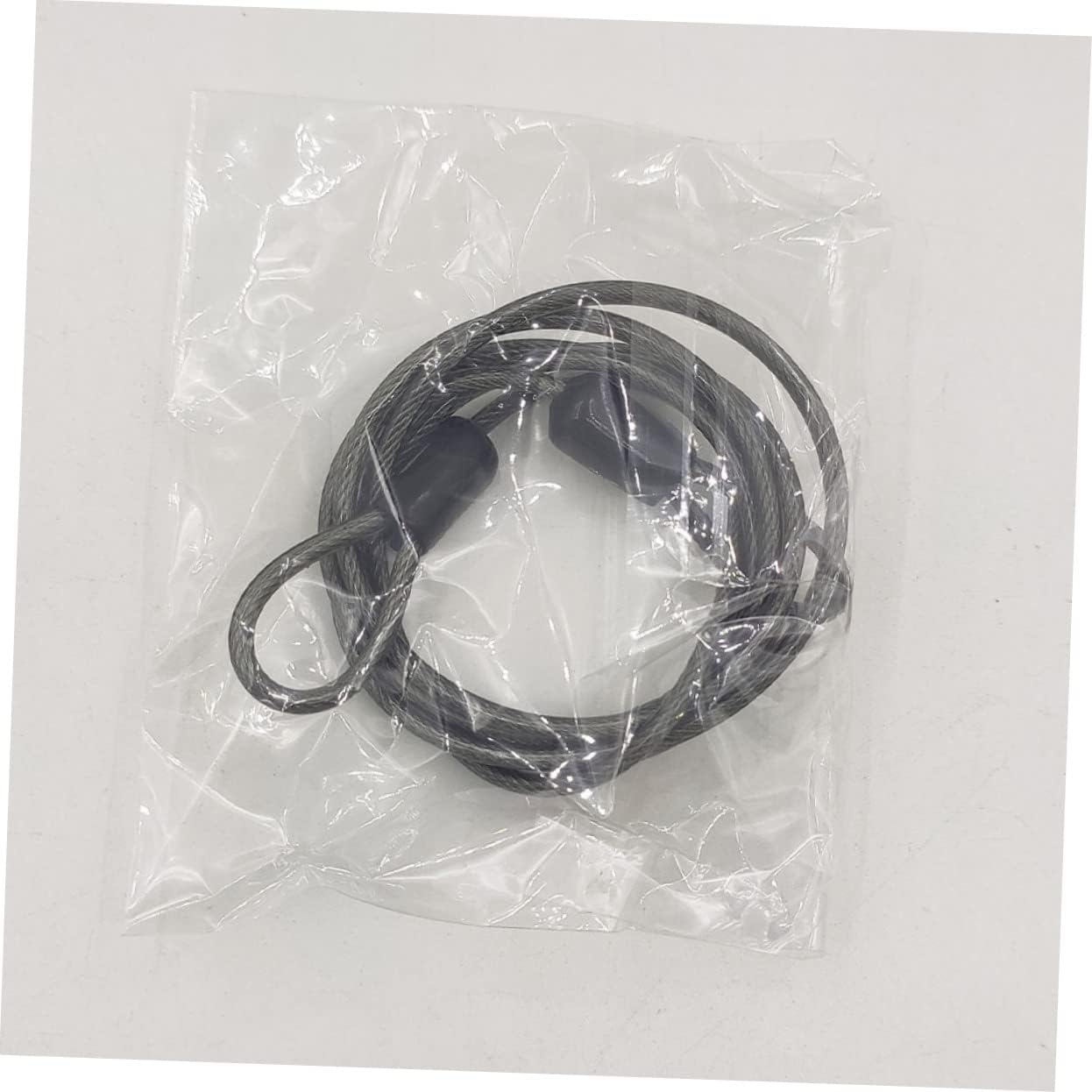 3Pcs Steel Wire Cable Locks Flexible Double Looped Rope Durable Metal Security for Bike Luggage Theft Protection in Black Silver Green