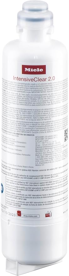 Miele KWF 2000 IntensiveClear 2.0 Refrigerator Water Filter