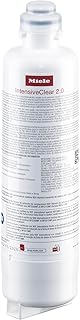 Miele Original KWF 2000 IntensiveClear 2.0 Water Filter with Active Charcoal for Miele MasterCool Refrigerators, Flavor-Free Ice and Improved Water Quality – 11480330