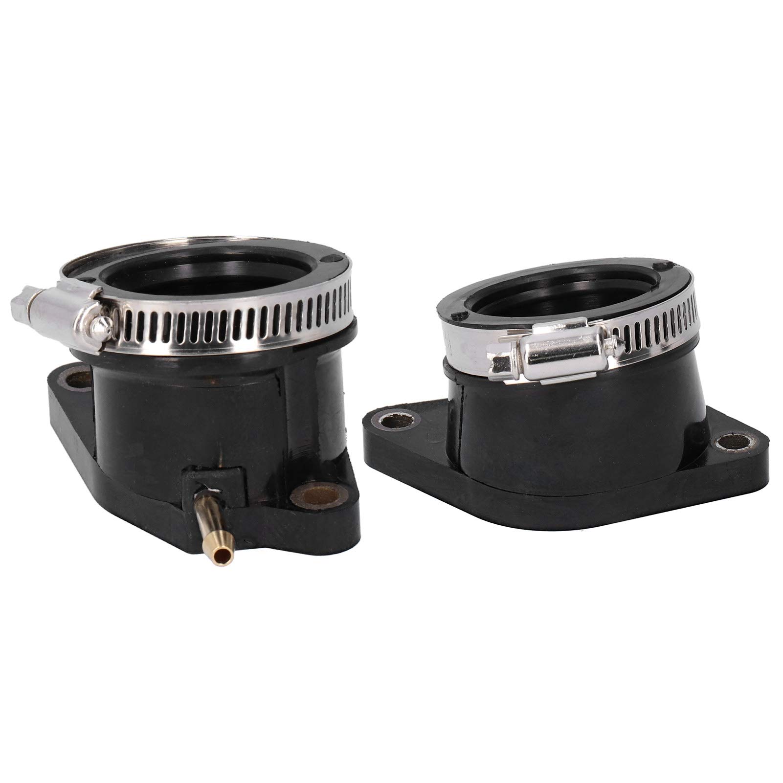 Botas de colector de admisión de carburador, 5LP ‑ 13586‑01‑00 Conector de colector de admisión de carburador de 2 piezas apto para Yamaha Raptor 660 660r 2001‑2005