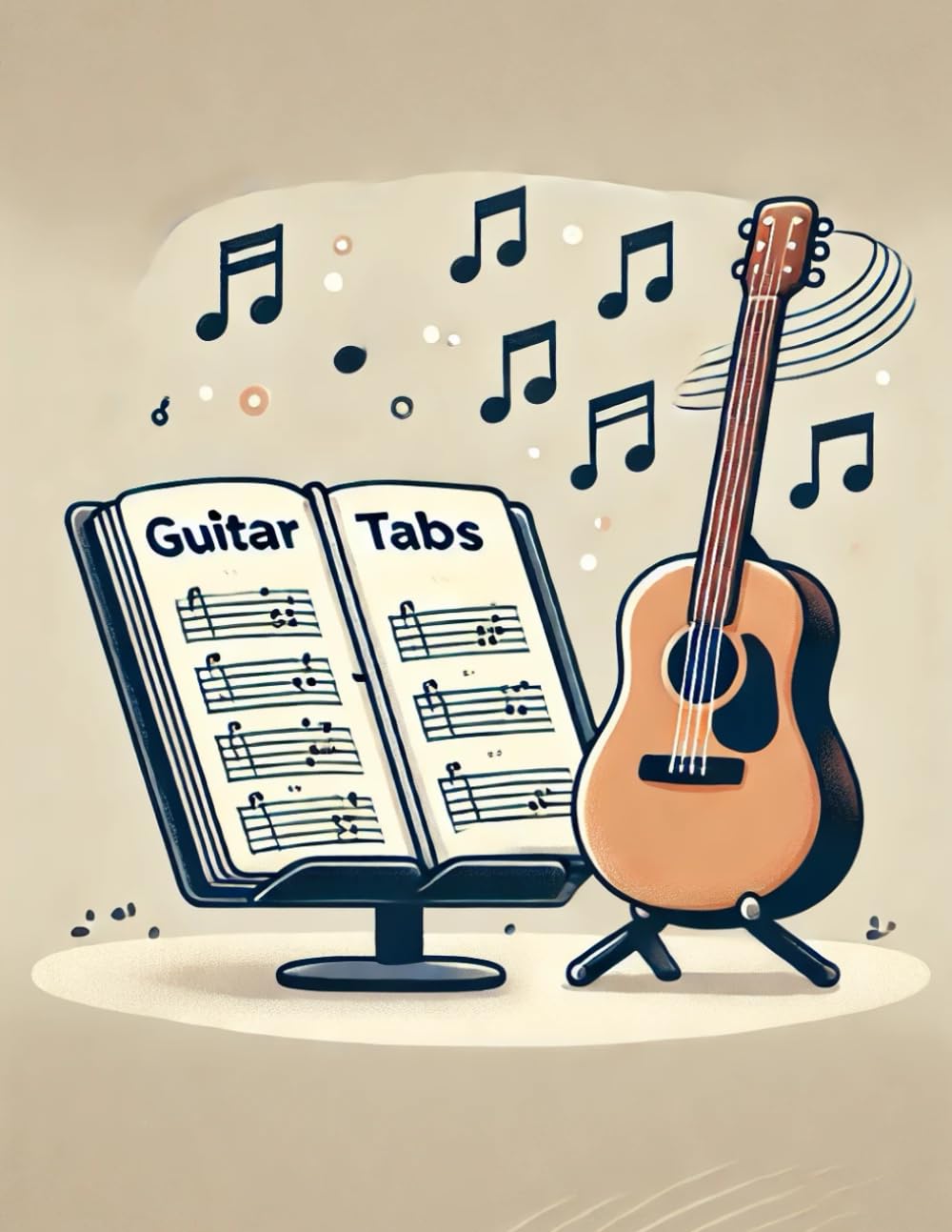 Carnet tablatures guitare pour offrir un espace de création unique