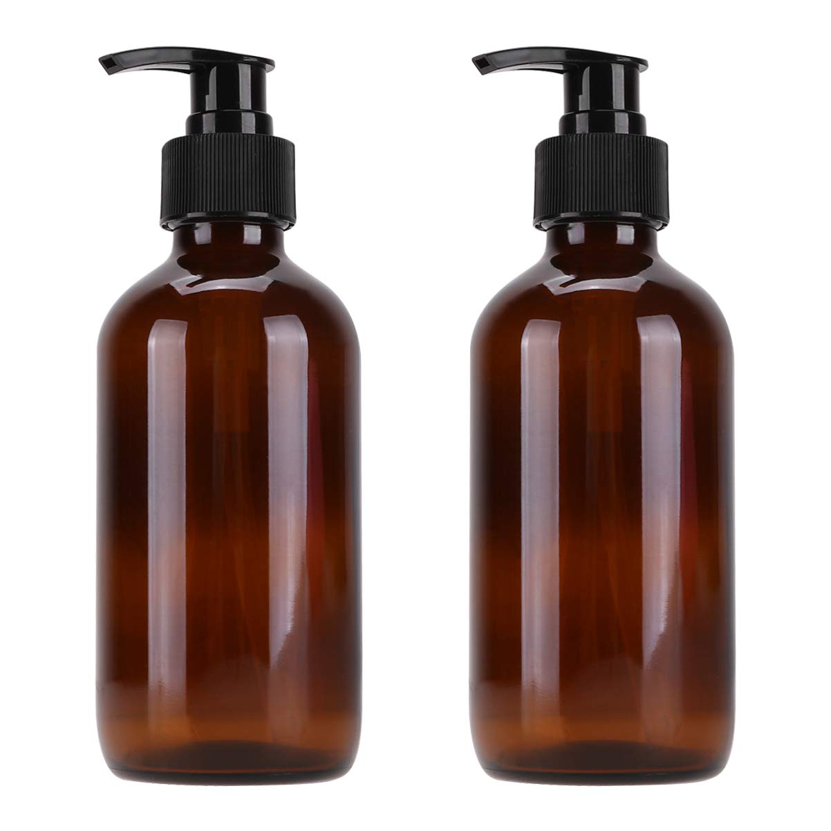Bouteilles en verre marron 250ml pour maison et voyage bien organisés