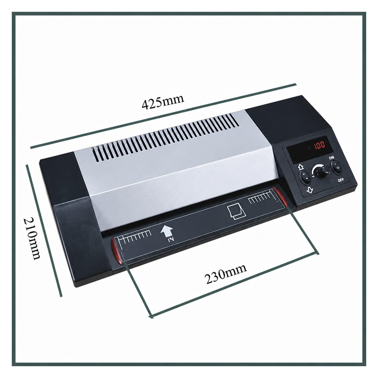 Laminator, Maszyna Do Klejenia Zdjęć A4 Laminowanie Na Gorąco I Zimno 230 Mm do domu i biura