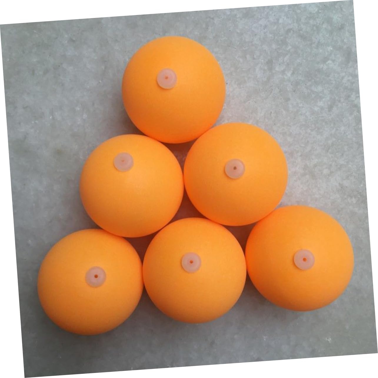 BESPORTBLE 100pcs Table Tennis Practice Balls Durable Abs Pingpong Balls for Training Machines Enhanced Control with Elastic Soft Shaft for Skill Development