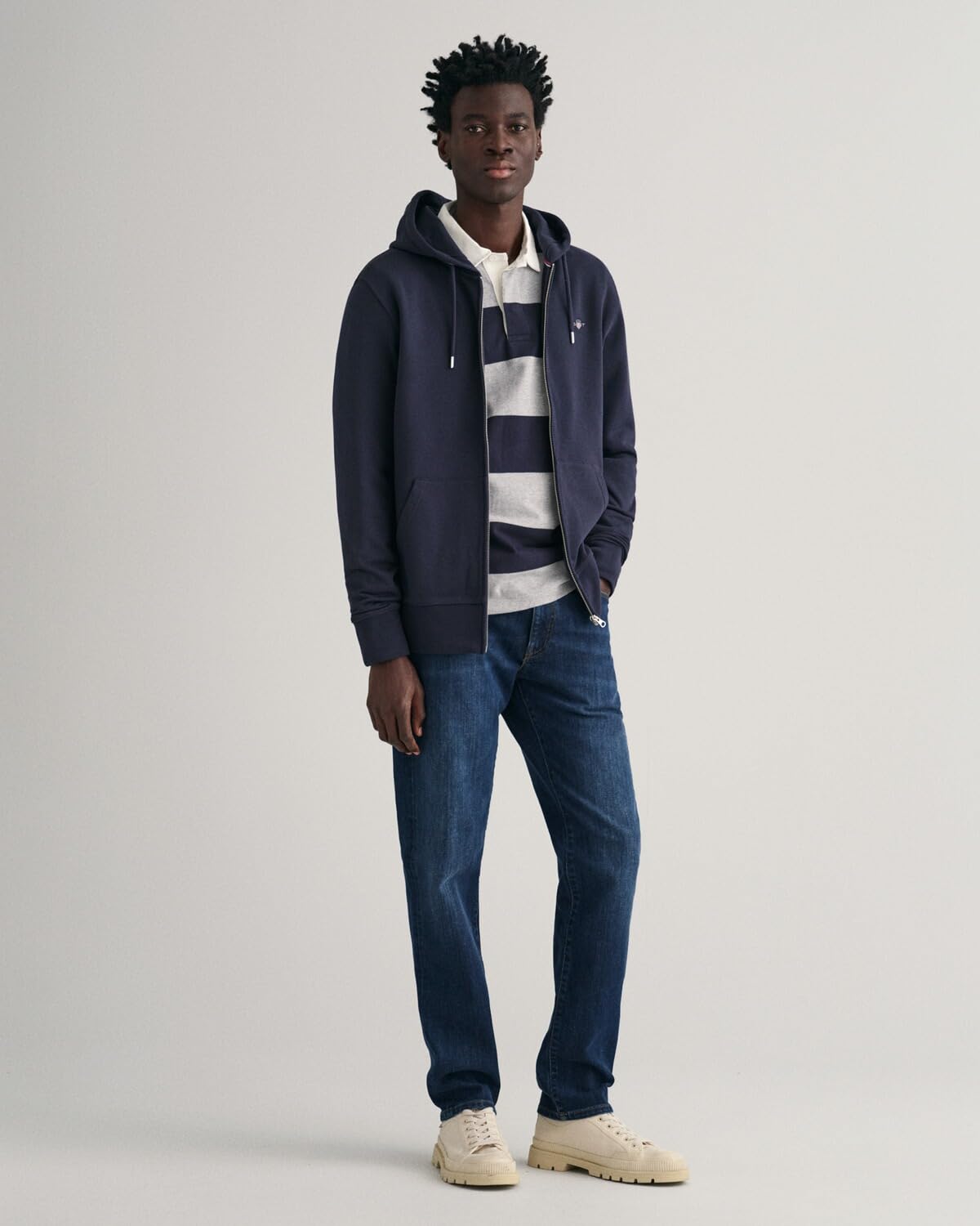 GANT Kapuzen-Sweatjacke